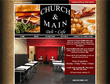 Tablet Screenshot of churchandmaindeli.com